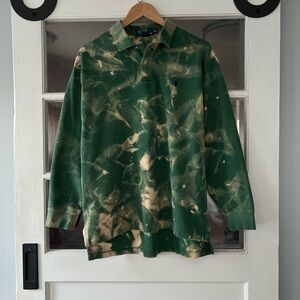 Custom Dyed POLO  RALPH LAUREN Men's Cotton Classic-Fit Long Sleeve Polo Shirt